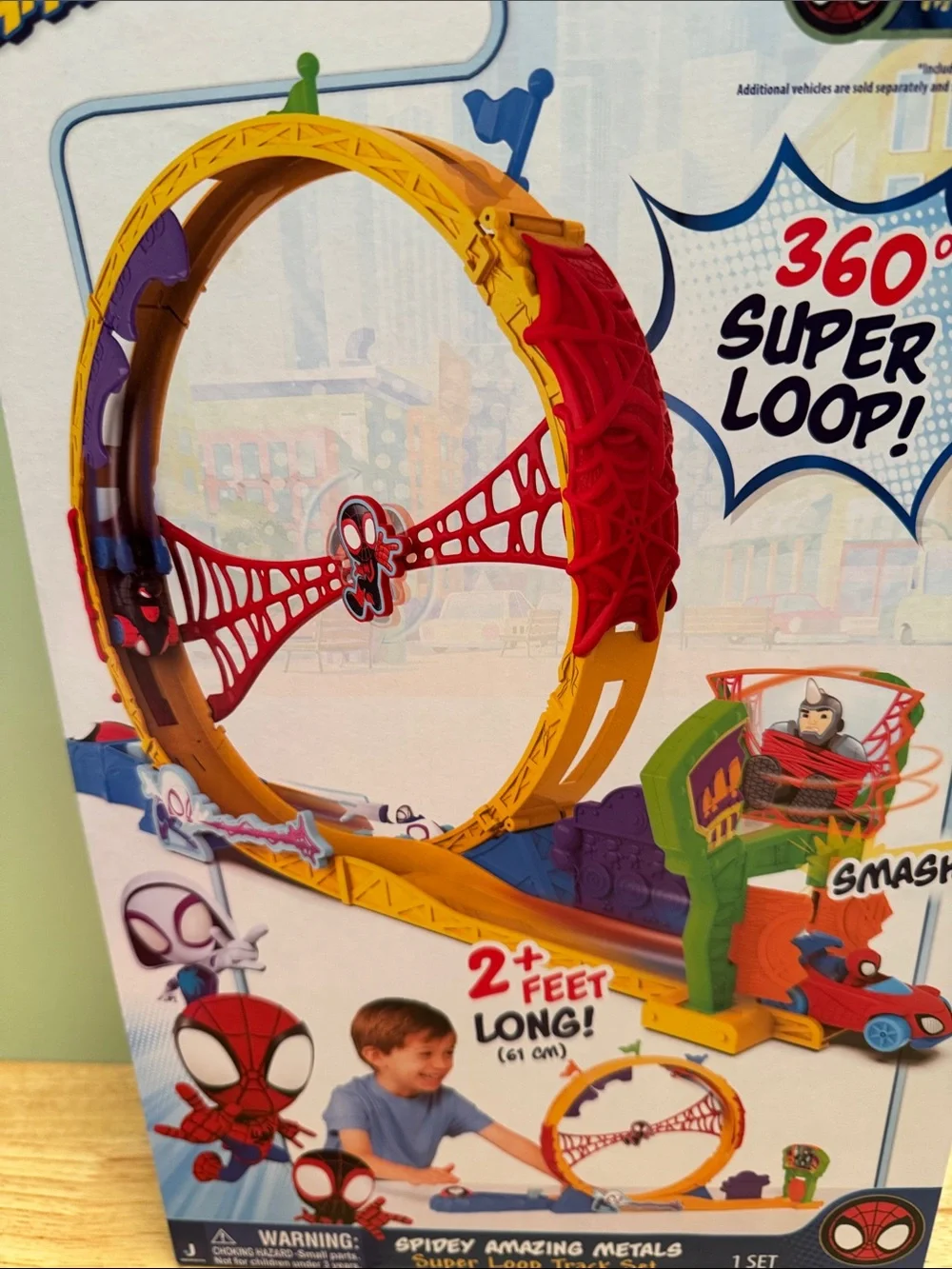 Marvel Spidey and his Amazing Friends 360° Super Loop Playset - Red & Yellow